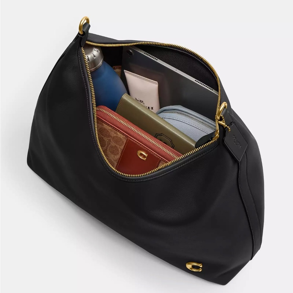 Coach Black Juliet Shoulder Bag 38 - Picture 4 of 7